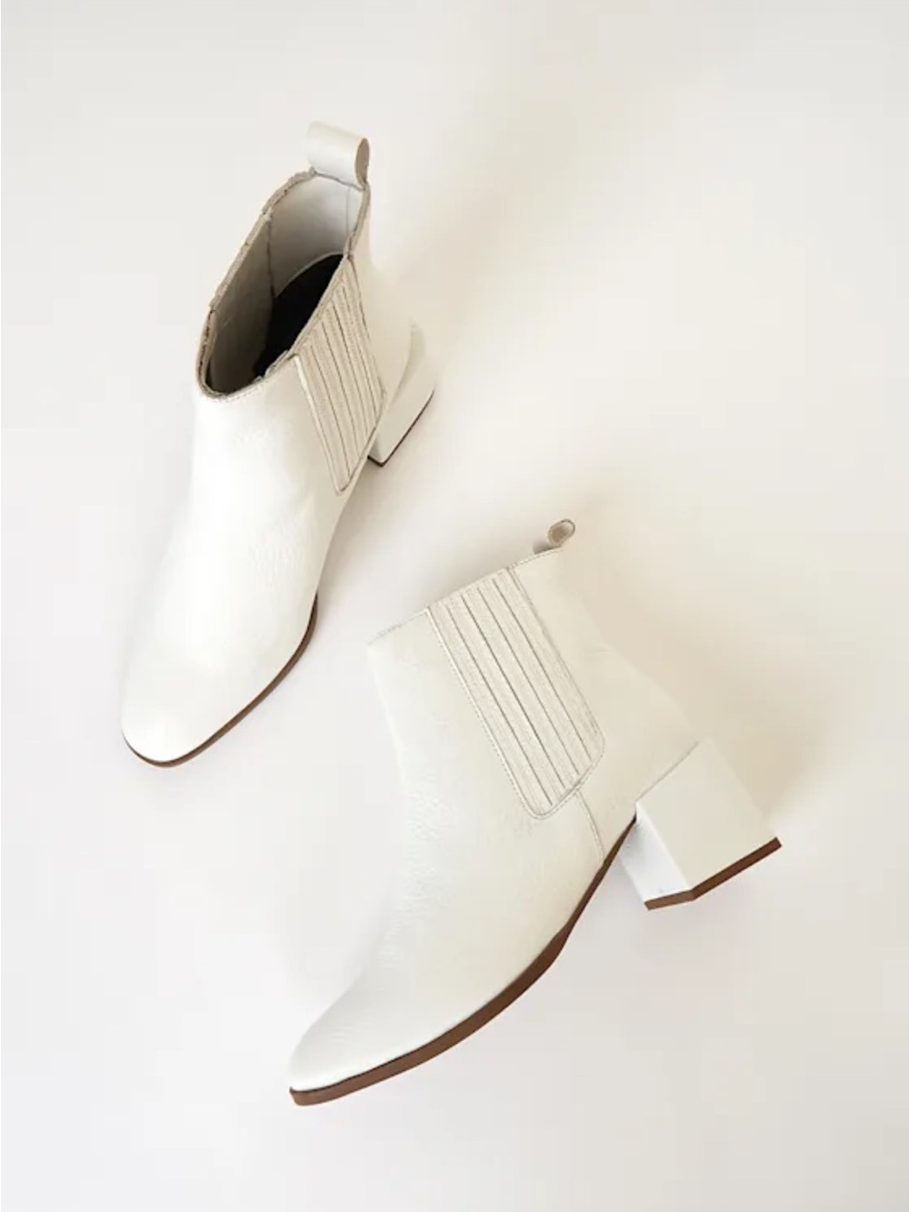 Seychelles Exit Strategy White Leather Ankle Booties - Size 6